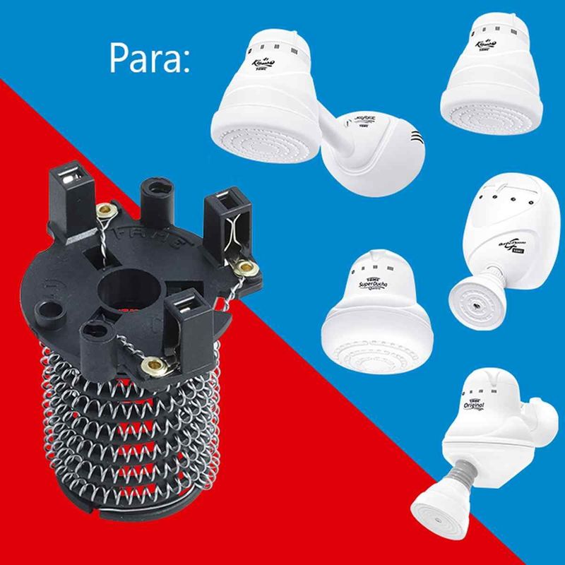 resistência para ducha fame banho nosso 5400w 127v 1789 (mp)