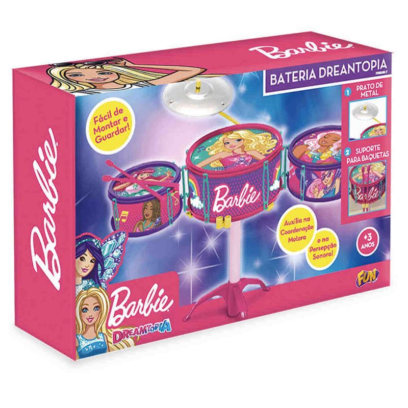 bateria fun barbie dreamtopia