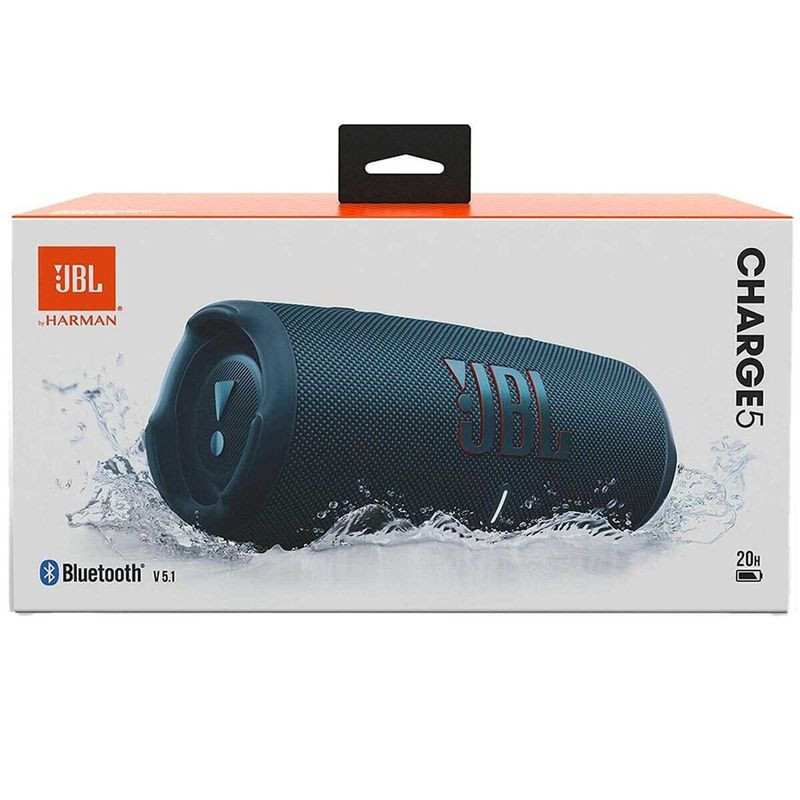 caixa de som jbl charge5 azul