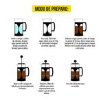 cafeteira mimo style prensa francesa 350ml preto - 6116-afp350