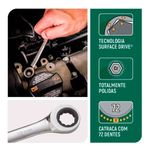 chave combinada com catraca sata 10mm st43203st (mp)