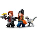 bloco lego jurassic world 181 peças captura dos velociraptores blue e beta - 76946
