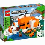 bloco lego minecraft 193 peças pousada da raposa - 21178
