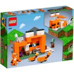 bloco lego minecraft 193 peças pousada da raposa - 21178