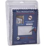 tela mosquiteiro branyl 125x125cm com velcro branco pt1251250001