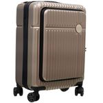 mala de viagem pequena latcor american travel rígida bronze - 8yhrfp221