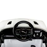 carro bandeirante jaguar com controle remoto elétrica 12v branco - 2741