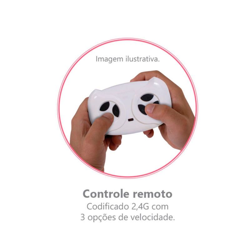 carro bandeirante jaguar com controle remoto elétrica 12v branco - 2741