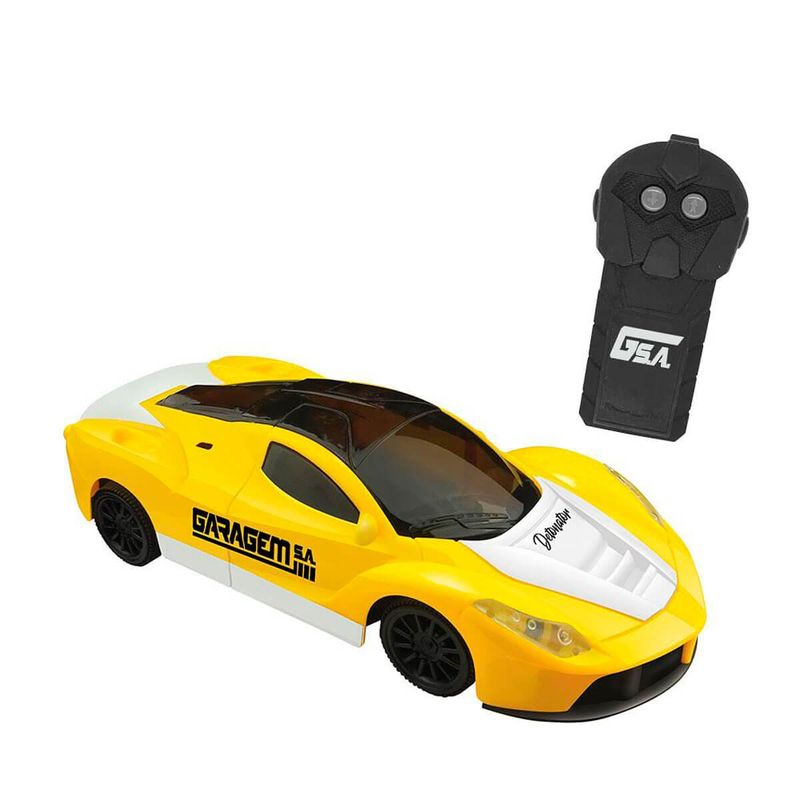 carrinho de controle remoto candide garagem s.a detonador sortido - 3548