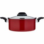 caçarola brinox com tampa ruby 2,6 litros vermelha 7131/459 v