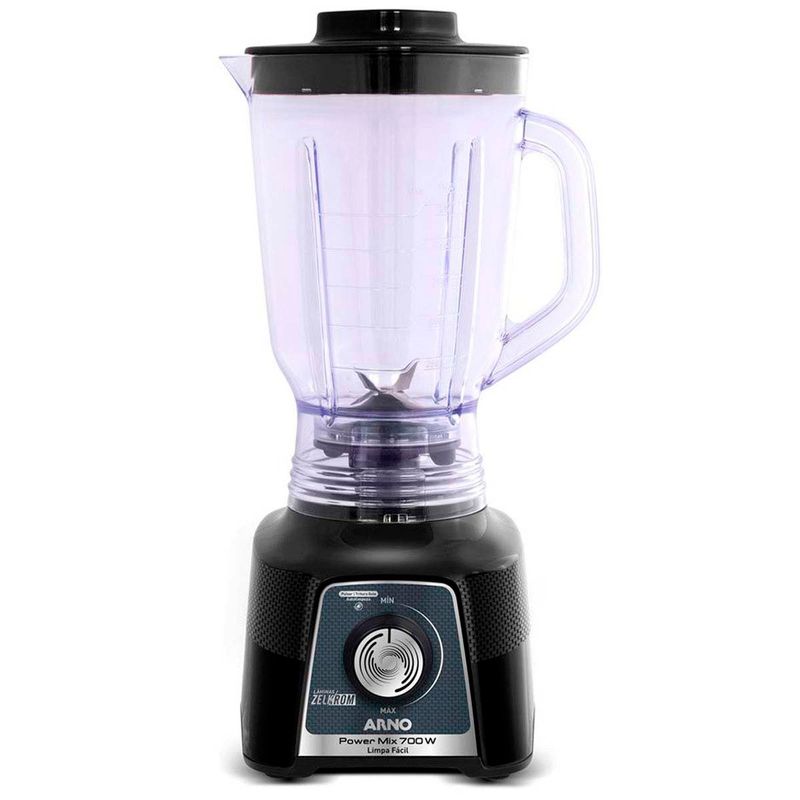 liquidificador arno power mix limpa fácil 700w 1,4l preto lq35