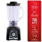 liquidificador arno power mix limpa fácil 700w 1,4l preto lq35