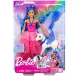 boneca barbie safira com unicórnio hrr16