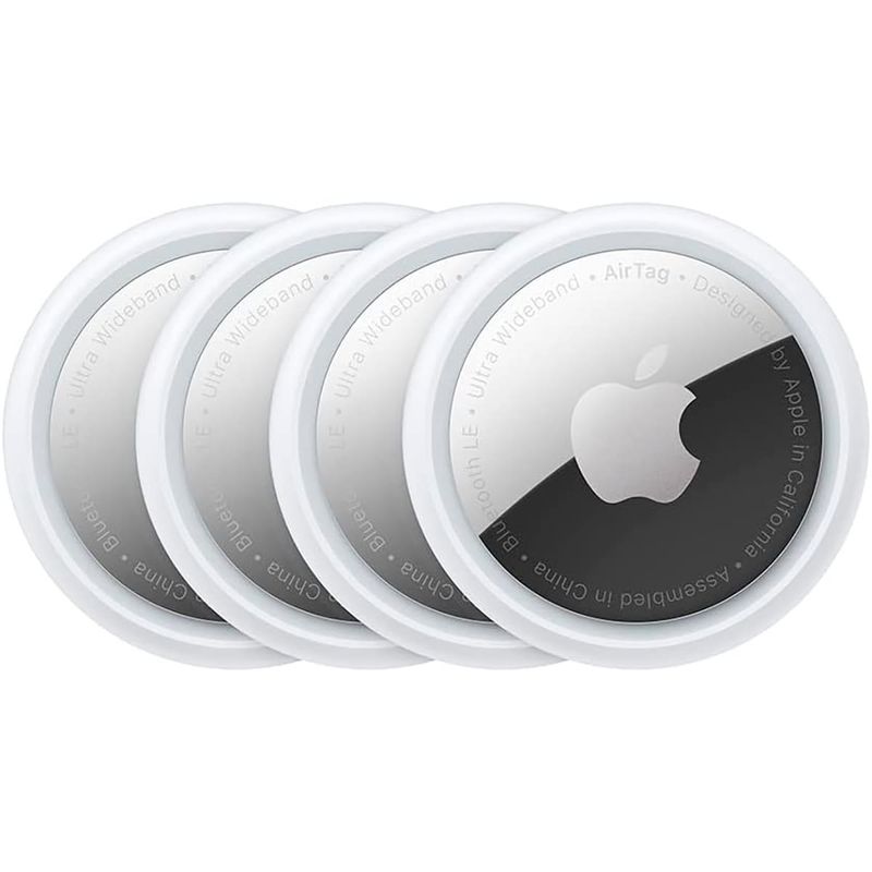 airtag apple 4 unidades branco a-bi