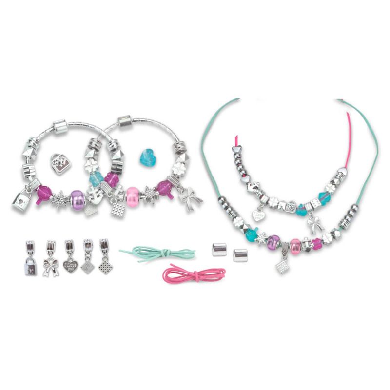 kit pulseiras multikids my style life charms deluxe - br1276