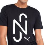 camisa puma neymar jr goal casuals preto g (mp)