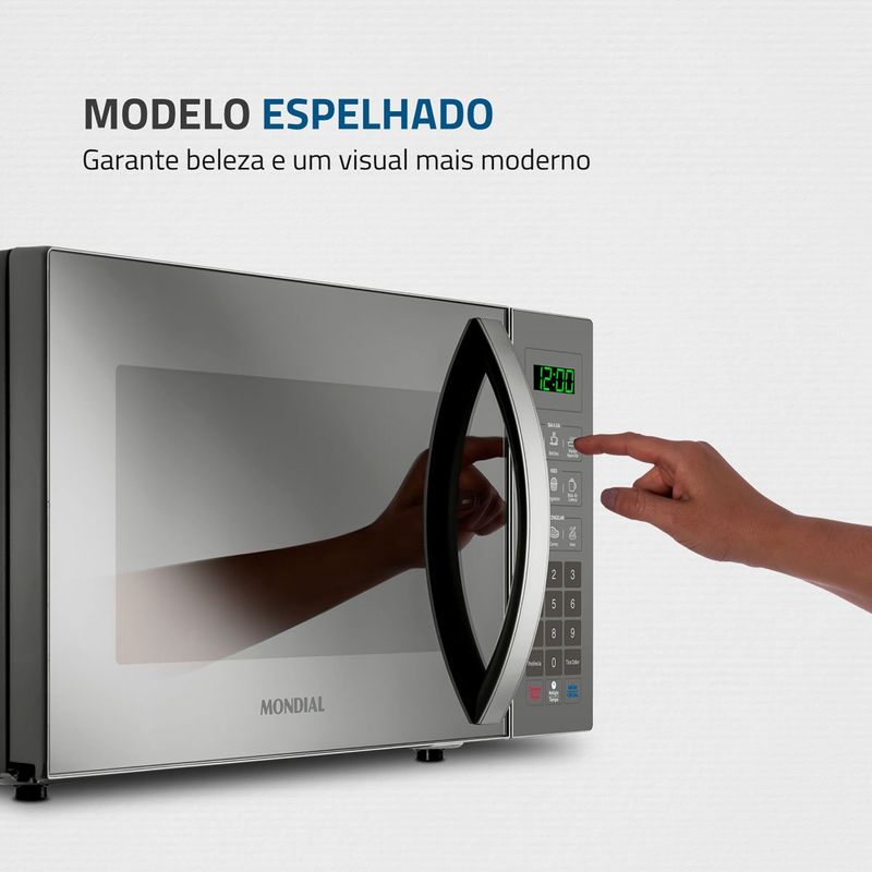 micro-ondas mondial 34 litros mo-02-34-e inox