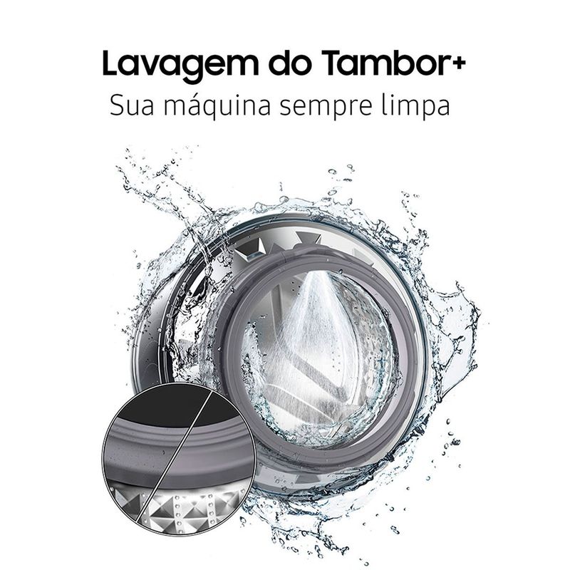 lava e seca samsung 13kg smart inox wd13t