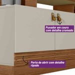 estante home para tv até 50" linea alagoas freijó e off white