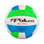 bola de vôlei poker semi profissional vls 200 azul e verde (mp)