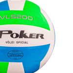 bola de vôlei poker semi profissional vls 200 azul e verde (mp)