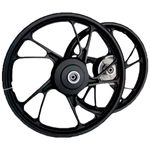 aro liga leve bhd biz 100/110/110i/125 ks freio a tambor mod pé galinha preto (mp)