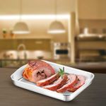 assadeira rochedo retangular dura mais prata fpf2