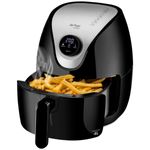 fritadeira multilaser air fryer 4 litros preto go205