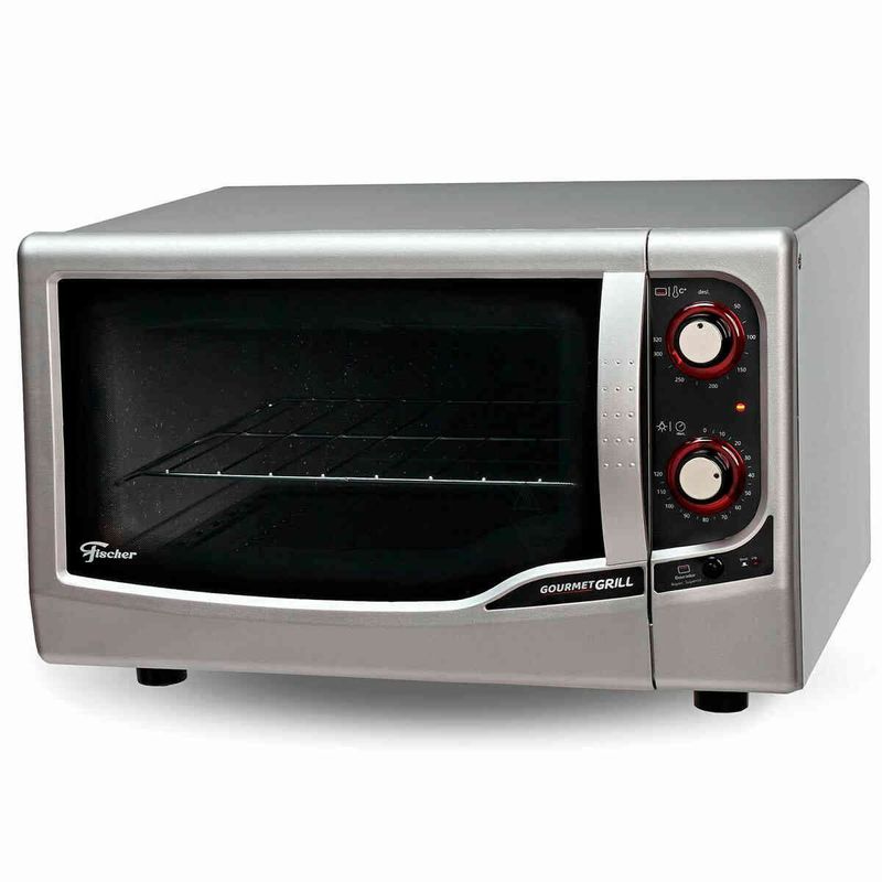 forno elétrico de bancada fischer gourmet grill 44 litros 127v inox 9741/7985