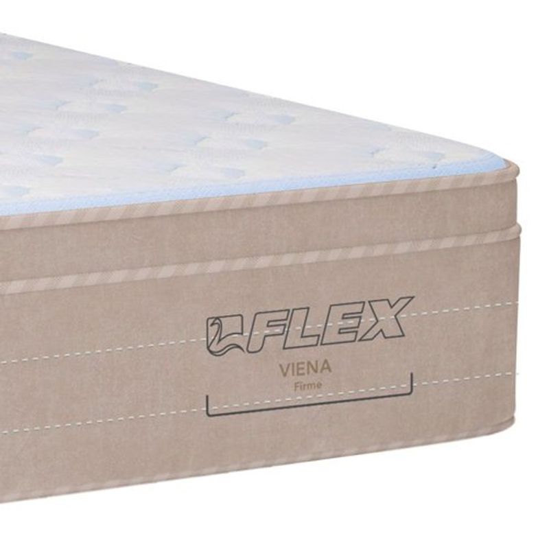 colchão king flex viena molas lfk 32x193x203cm