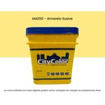 tinta acrílica citycolor econômica fosca 15l amarelo suave (mp)