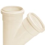 junção simples amanco para esgoto 100mm branco (mp)