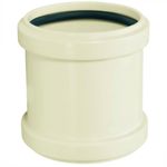 luva de correr com anel amanco para esgoto 100mm branco (mp)