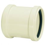 luva de correr com anel amanco para esgoto 100mm branco (mp)