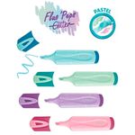 marca texto maped tons pastéis rosa, lilás, azul, verde 742046