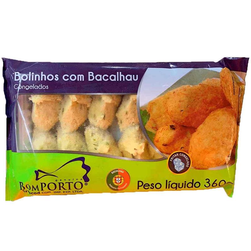 bolinho de bacalhau bom porto 360g