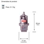 bomba submersa vibratoria thebe sapo monofásica 1/2cv 127v tsv-800 inox (mp)