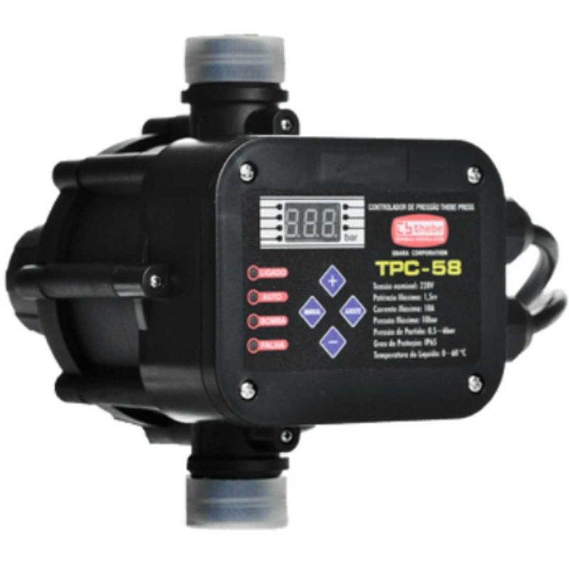 sistema de pressurização thebe tpc-58 monofásico 1/2cv 127v b-10 (mp)