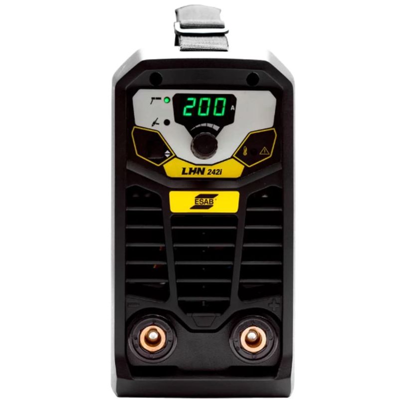 máquina de solda esab inversora 220v rogue lhn 242i preta (mp)