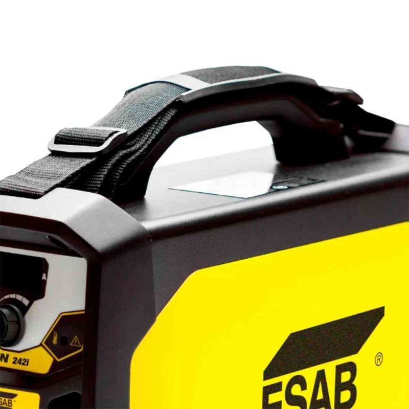 máquina de solda esab inversora 220v rogue lhn 242i preta (mp)