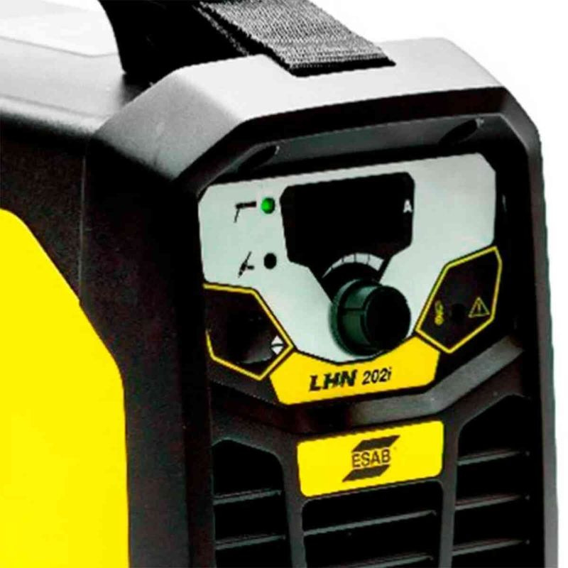 máquina de solda esab inversora 220v rogue lhn 202i preta (mp)