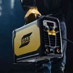 máquina de solda esab inversora 220v rogue lhn 202i preta (mp)