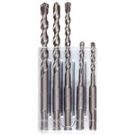 conjunto de brocas para concreto makita standard plus com 5 peças d-61678 (mp)