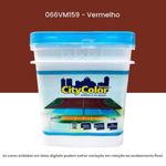 tinta acrílica piso citycolor 15l vermelho 066vm159 (mp)