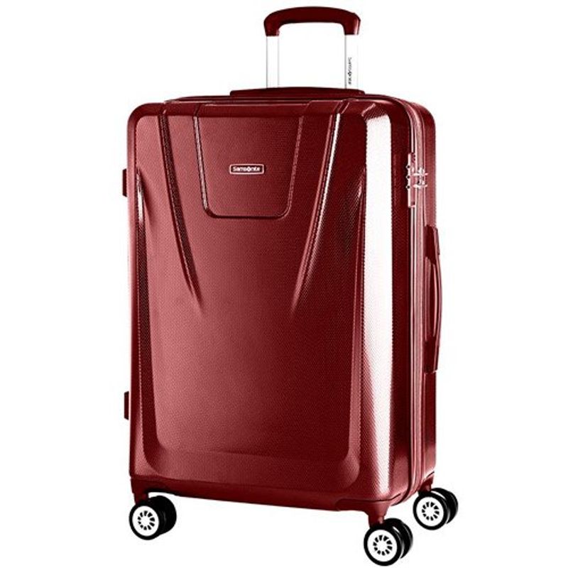 mala para viagem samsonite derby spinner tamanho m vermelha 13282217261