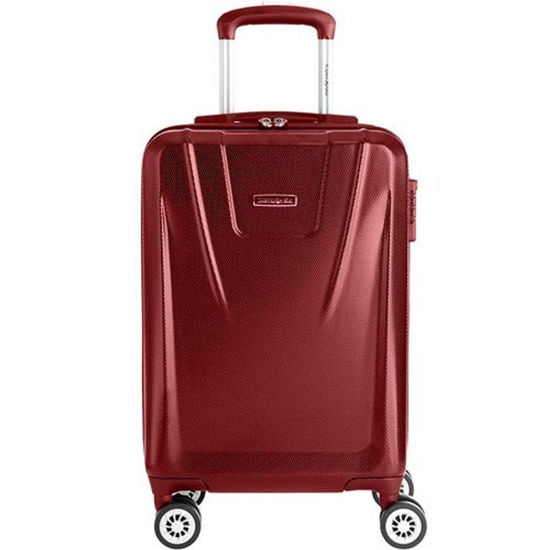 mala para viagem samsonite derby spinner tamanho m vermelha 13282217261