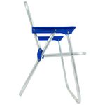 cadeira de praia belfix infantil hot wheels em alumínio azul - 025202