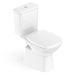 kit vaso sanitário roca debba classic branco com caixa acoplada 3,6l (mp)