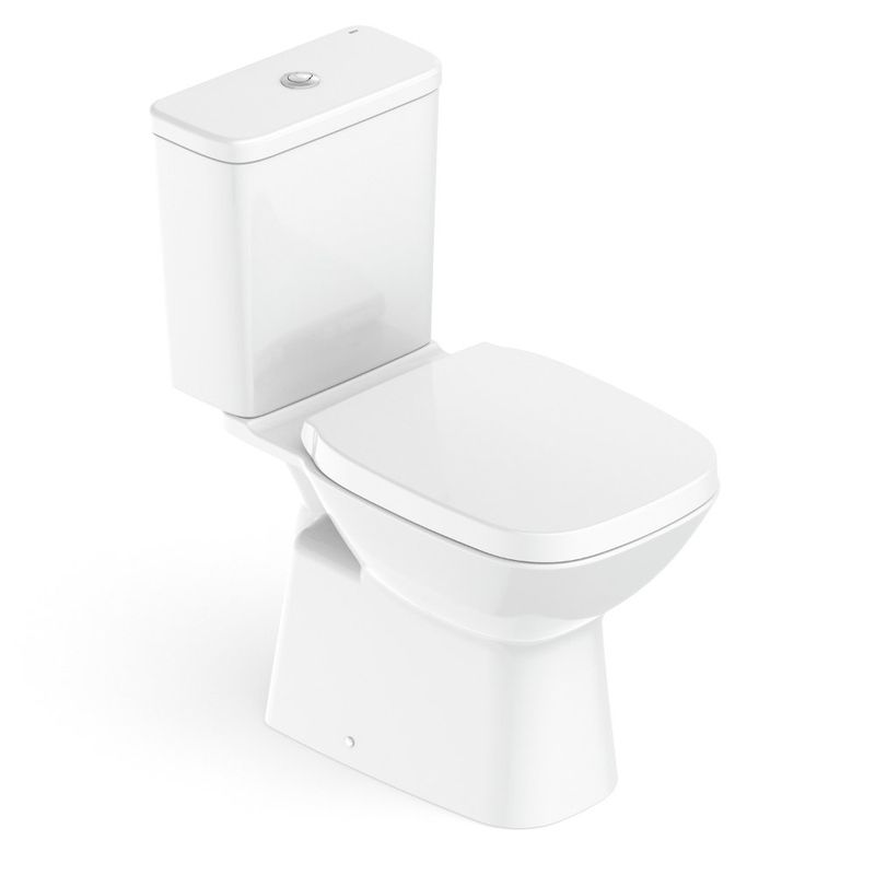 kit vaso sanitário roca debba classic branco com caixa acoplada 3,6l (mp)