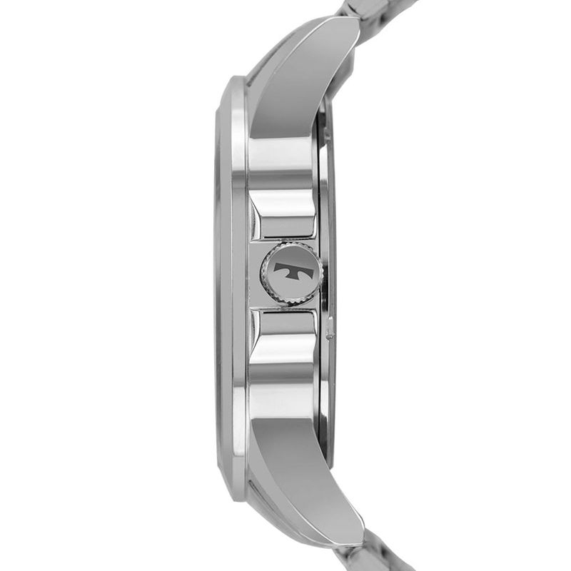 relógio masculino technos racer prata 2115nch/1p